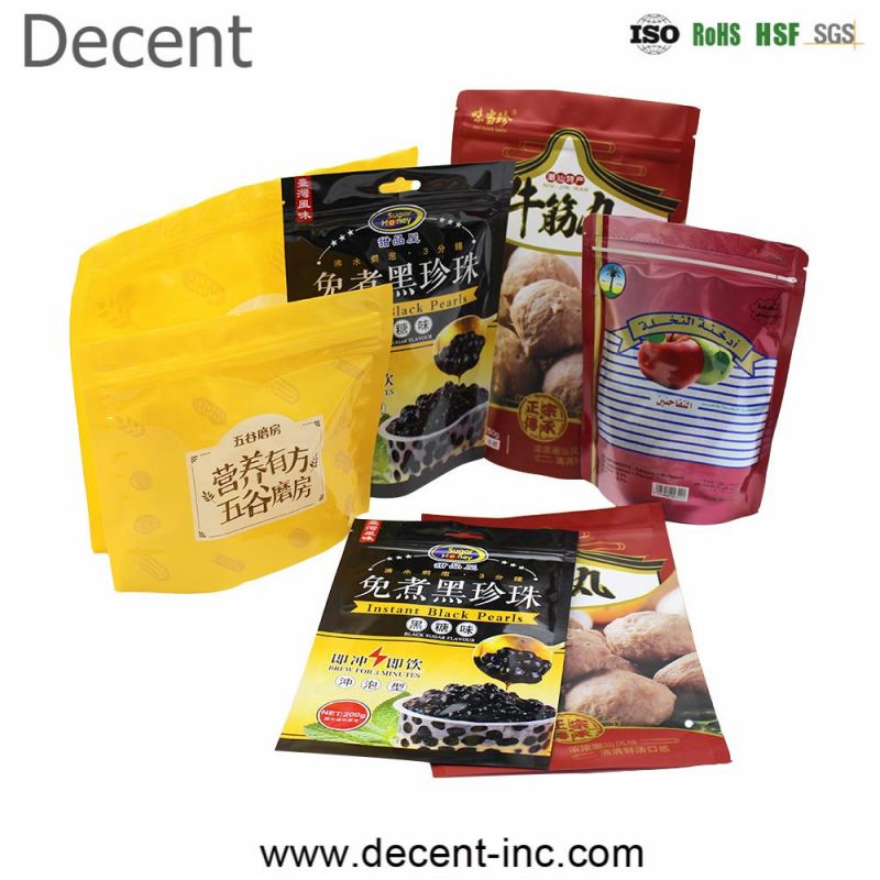 Factory Price Stand up Pouches Custom Food Packaging Bags with Zipper