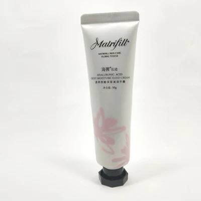 Custom Matte Clear Round Face Wash Cream Packaging Empty Flip Top Cap Plastic Tube for Makeup