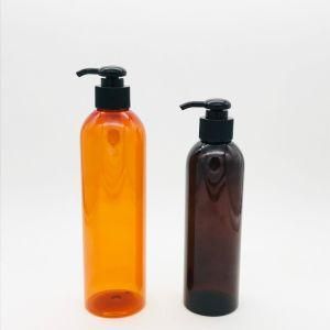 300ml 450ml Pet Plastic Cosmetic Round Square Shampoo Bottle and Shower Gel Bottle with Pump