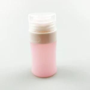 Small Size Cylinder-Shaped Squeezeable FDA Food Grade Silicone Cosmetics Travel Containers, Pink