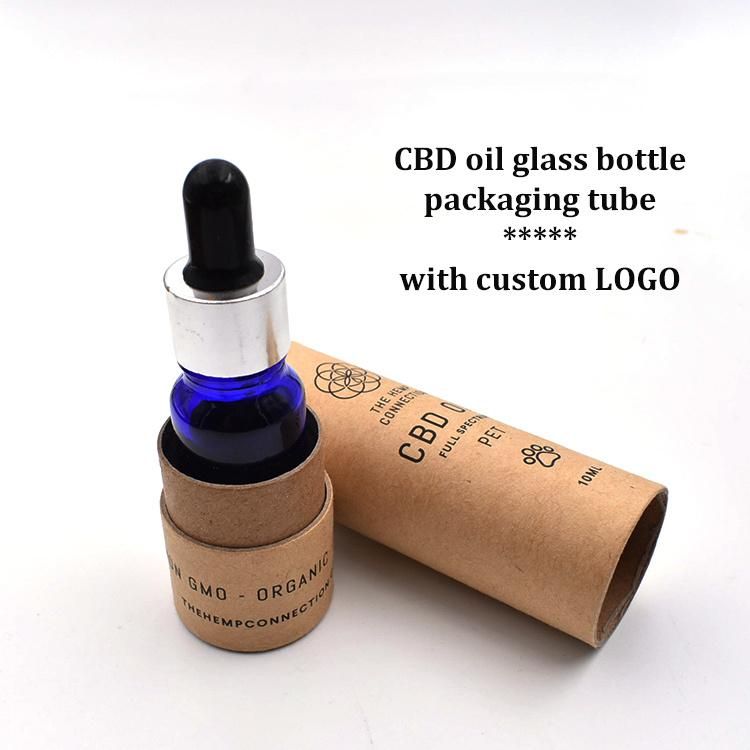 Custom Oil Glass Dropper Bottle Packaging Paper Tube