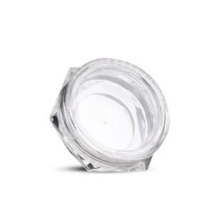 3G Star Shape Cheap Plastic Jar for Nail Glitter Clear Min Jar for UV Art Powder Cylinder Bottle for Nail Powder