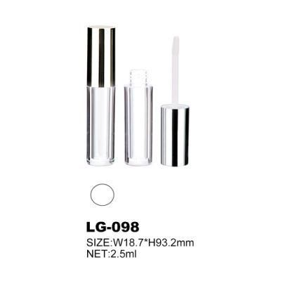 Lip Gloss Containers Tube with Wand Plastic Cosmetic Lipgloss Packaging