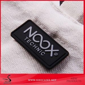 Sinicline Custom Embossed Logo PVC Rubber Label for Garment