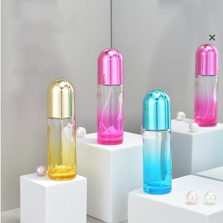 20ml Spray Perfume Bottle Thick Glass Colorful Pump Woman Parfum Atomizer Bottle Empty Cosmetic Containers