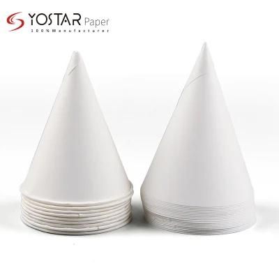 Custom Wholesale Disposable Painted Conical Food Grade Paper Water Cup
