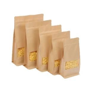 Kraft Paper Look Packaging Bags Resealable Pouches for Dried Food Made in China