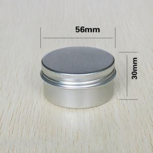 55ml Cosmetic Jars 50g Aluminum Tin Cans with Screw Lid