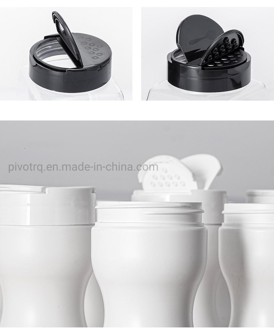 245ml 660ml HDPE Empty Salt Pepper Shaker Spices Plastic Jar Seasoning Bottle