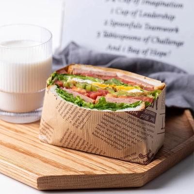 Tray Liner Custom Food Wrapping Sandwich Restaur Burger Paper
