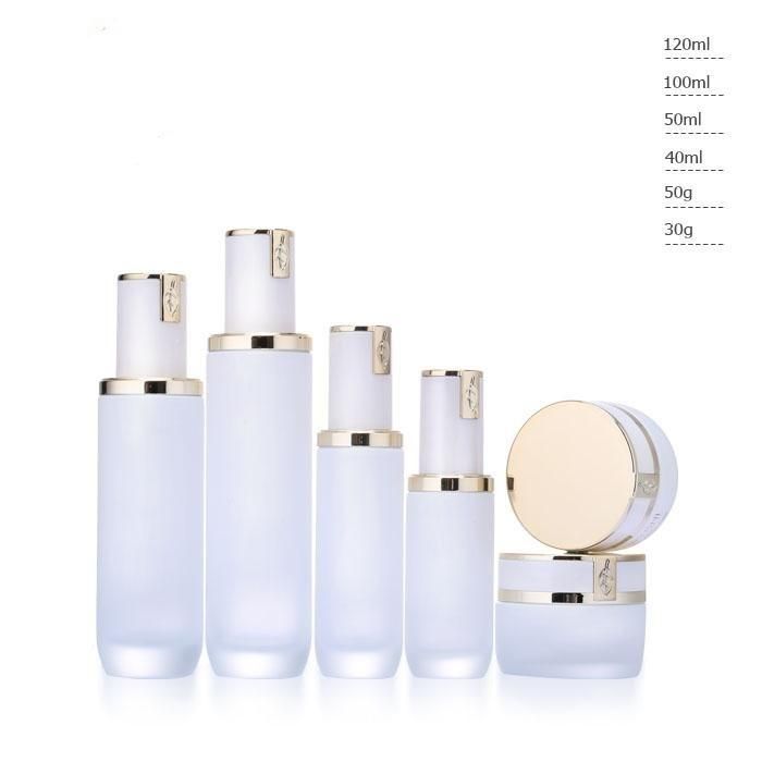 Ll08 Factory Price Luxury Acrylic Cosmetic Packaging Cream Jar Acrylic Cosmetic Bottles Have Stock