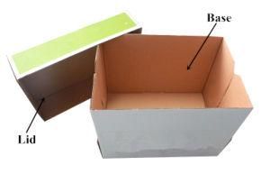 Color Corrugated Cardboard Telescope Style Shipping Carton