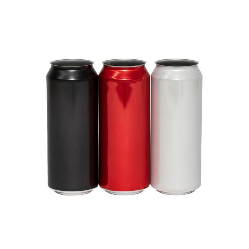 Standard 500ml Aluminum Beverage Cans with 202 Sot Can Ends