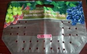 Clear Grape Bag and Cherry Bag for Farms and Fruit Stores
