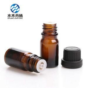 10ml Cheap Stock Dropper Glass Bottle with Black Tamper Lid for Essential Oil