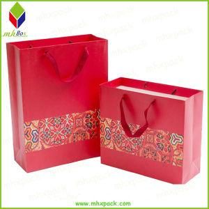 Custom Logo White Card Paper Packaging Cosmetic Gift Bag