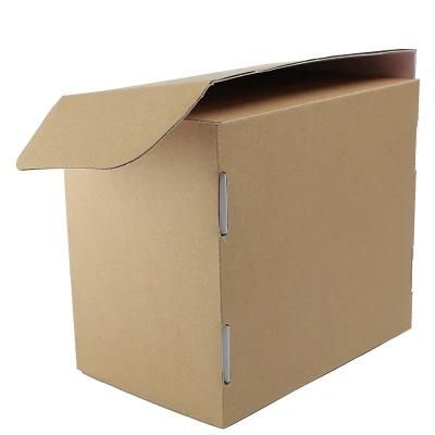 Customized Clothing Packaging Corrugated Brown Kraft Shipping Box