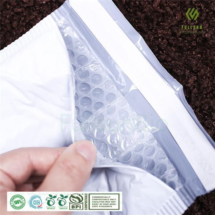 Plastic Packaging Bubble Padded Envelope Postage Self-Seal Biodegradable Compostable Custom Disposable Express Courier Shipping Mailing Bags