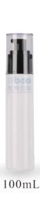 50ml/80ml Transparent Screw Cap Plastic Cosmetic Packaging Lotion Container