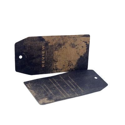 Die Cut Silk Screen Printing Kraft Paper Hang Tag