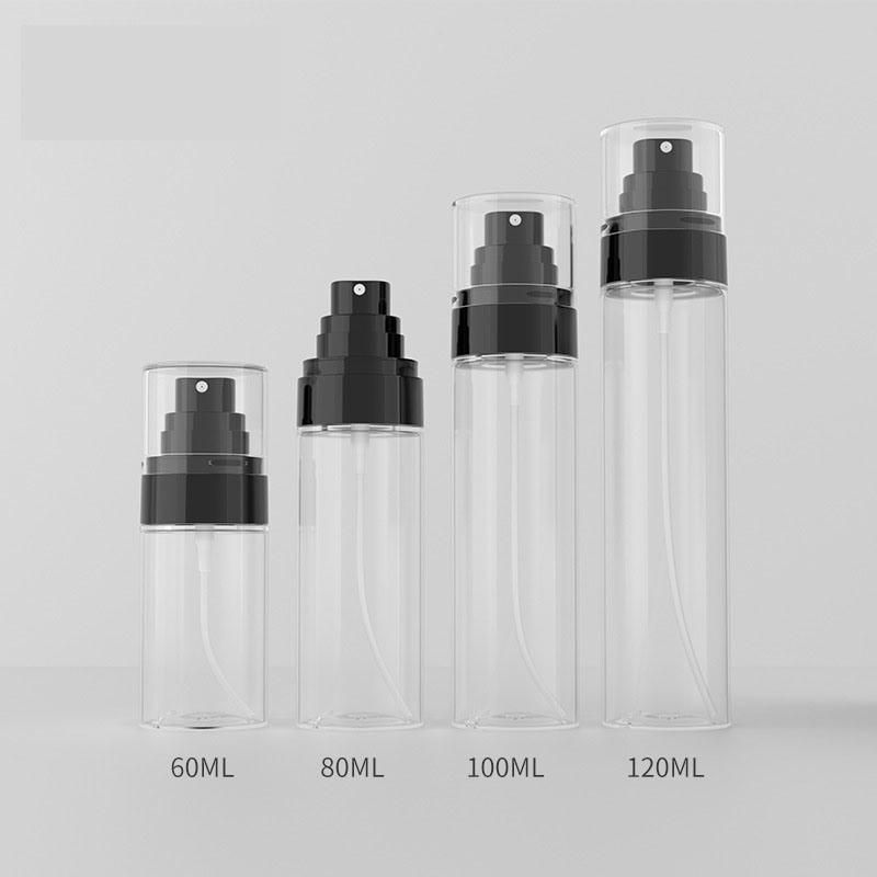 Wholesale High Quality Portable Transparent Plastic Small Cosmetic Spray Bottle