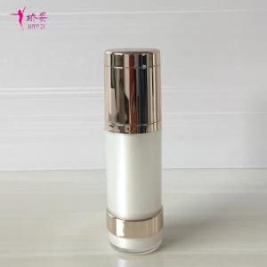 120ml Round Straight Airless Bottle with Patch for Skin Care Packaging