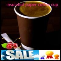 Custom Logo Printed Insulated Paper Hot Drinking Cups (XHY-DB)