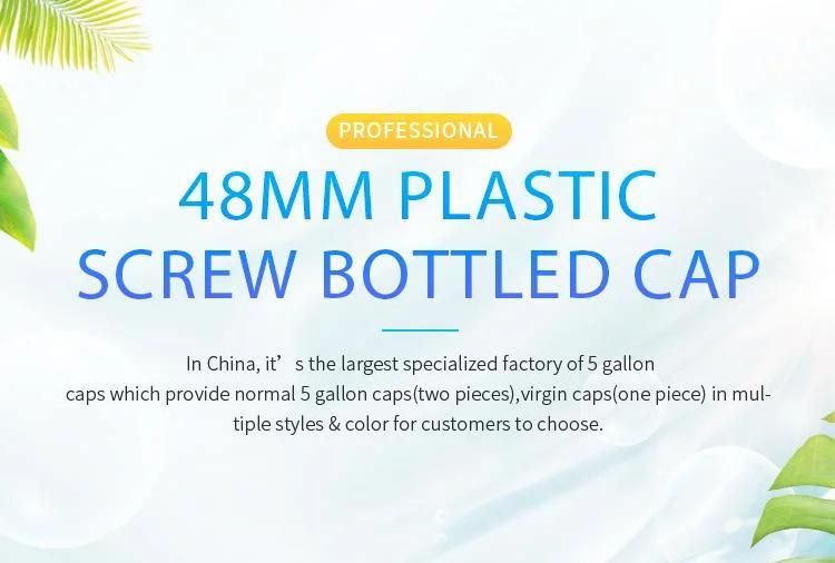 Factory Supply 45mm Plastic Bottled Cap Screw Caps for 5L 10L Water Bottles