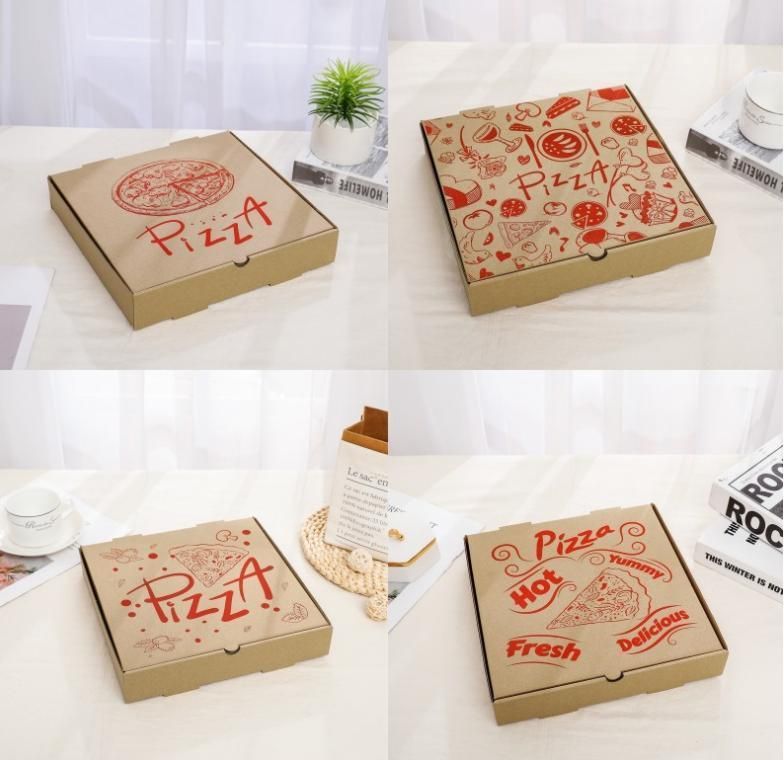 Custom Pizza Box Paper Food Box Pizza Package Box Wholesale Good Quality