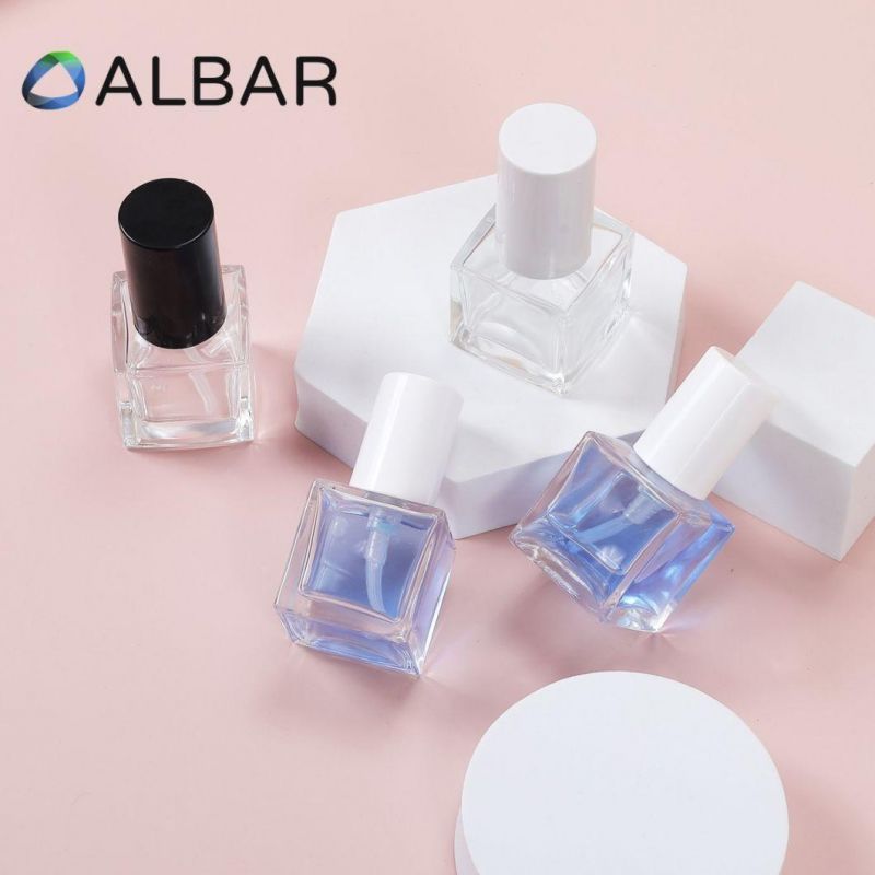 Customized Square Glass Bottles in Polished Customization for Personal Care