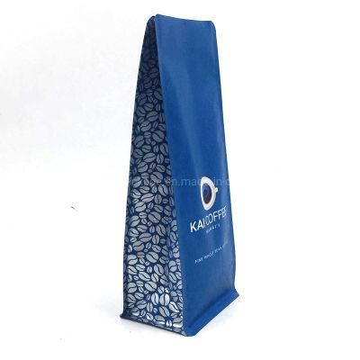 Flat Bottom Zip Lock Coffee Bag Foil Coffee Bags