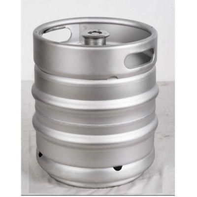 Empty Food Grade AISI 304 Stainless Steel Euro Draft Keg Barrel 20L 30L 50 Liter Beer Keg Factory