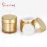 200g Large Empty Acrylic Plastic Gold Round Cream Jar for Body Butter