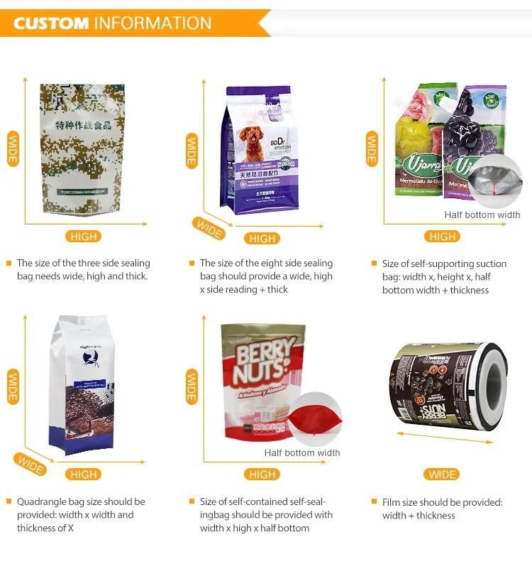 Beautifully Printed Dog Litter Cat Litter Plastic Bag, Pet Supplies Plastic Bag, Bag Multi-Color Printing Sealable Plastic Zipper Bag Pet Food Bag
