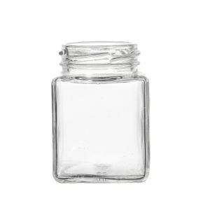 Compact and Practical Empty Clear Round Drop Resistant Glass Food Jar 100ml 250ml 500ml