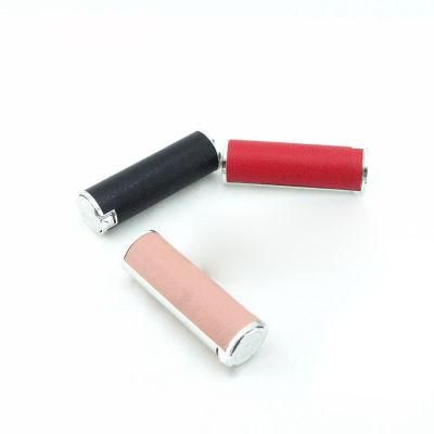 4.3G in Stock Ready to Ship Leather Luxury Empty Plastic Lipstick Tube Makeup Packing Lipstick Packaging