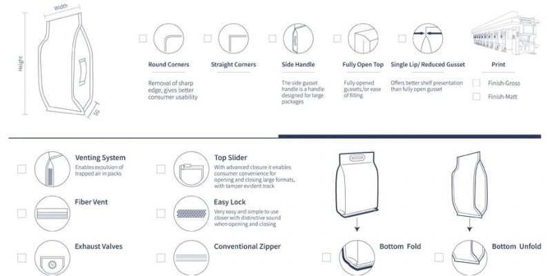 10kg 15kg 20kg Pet Dog Food Plastic Packaging Bag