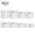 450ml 300ml 250ml 200ml 150ml 100ml 50ml 30ml 15ml High Quality Pet Cosmetic Packaging Double Wall Cream Jar with Silver Line Around Lid