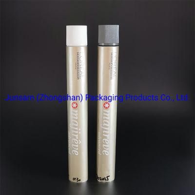 Collapsible Tube Pure Aluminium Metal Inner Lacquer Ointment Packaging