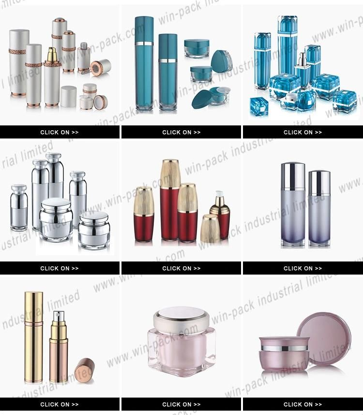Winpack Hot Sell Empty Acrylic Thick Bottom 20ml Bottle for Cosmetics