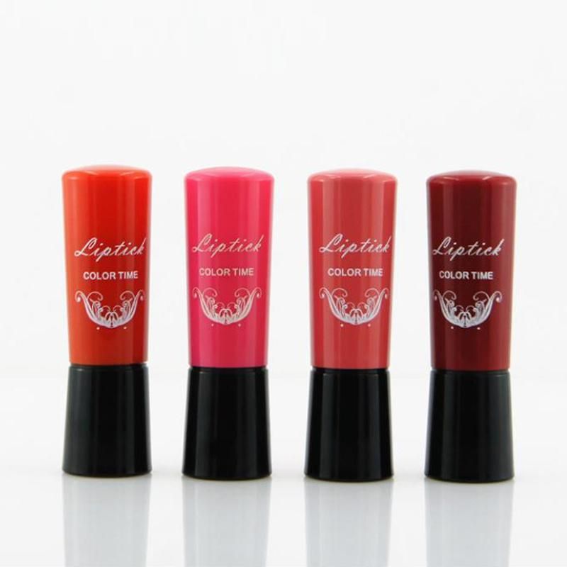 4.3G in Stock Ready to Ship Low MOQ High Quality Orange Pink Light Dark Red Empty Round Lipstick Tube