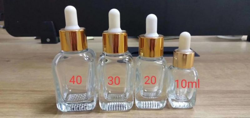 Ds005  Skin Care Glass Dropper Bottle for Cosmetic Essential Oil Have Stock