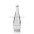 New Design Custom Logo 11 Oz 330ml Clear Mineral Water Glass Bottle with Aluminium Cap