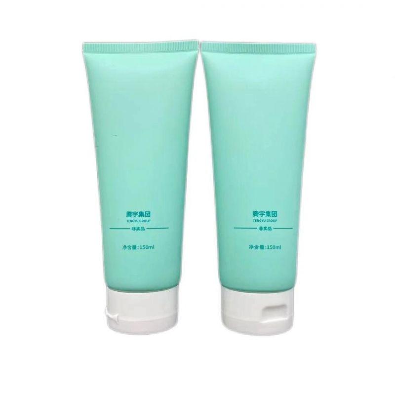 PE Plastic Cosmetic Packaging Exfoliating Cream Lotion Wholesale Tubes with Flip Top PP Cap