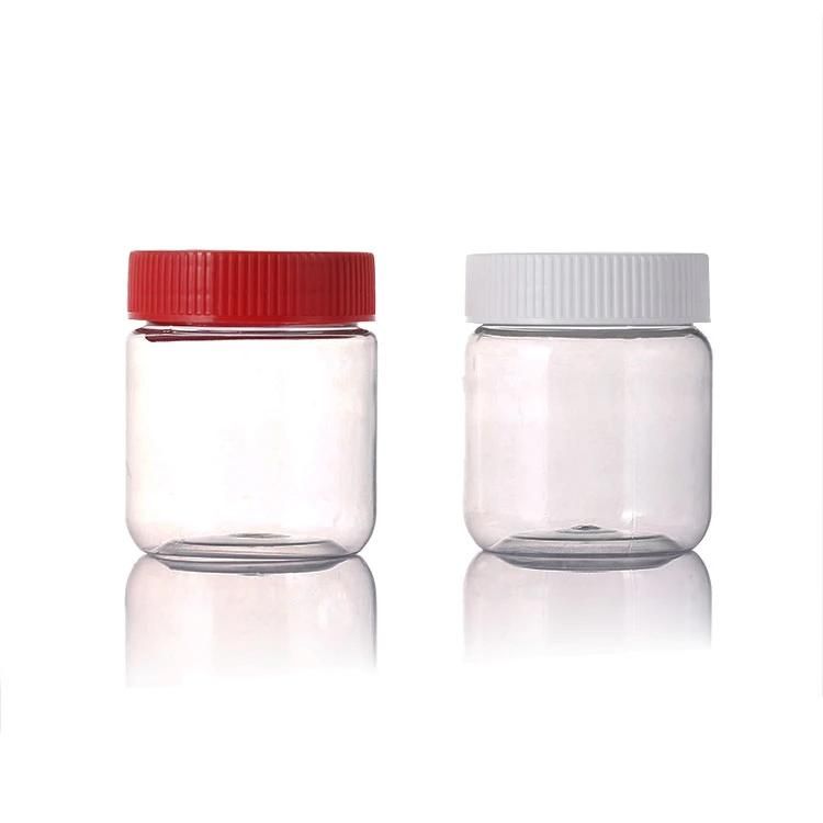 Free Sample Plastic Food Jar with Lid Wholesale Portable Camping Candy Cookies Nut Airtight Jar