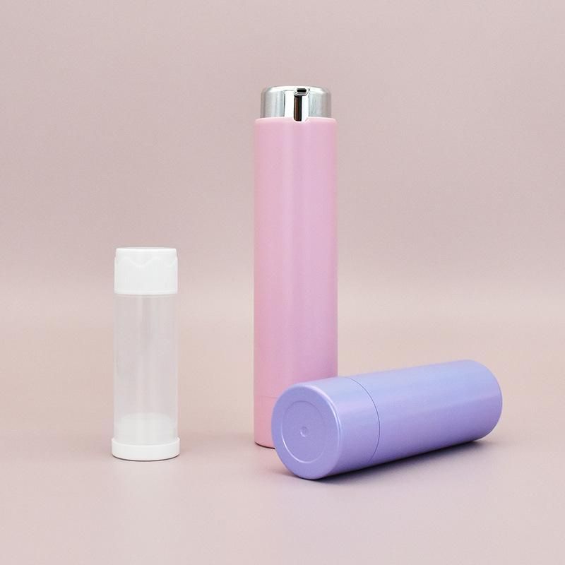 30ml, 50ml Manufacturer Direct Selling Cosmetic Airless Bottle with Replacement Inner Bottle for Skin Care Essence Lotion Packaging