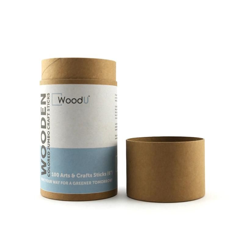 Professional Manufacturer Fsc Cardboard Kraft Paper Printed Gift Tube Box