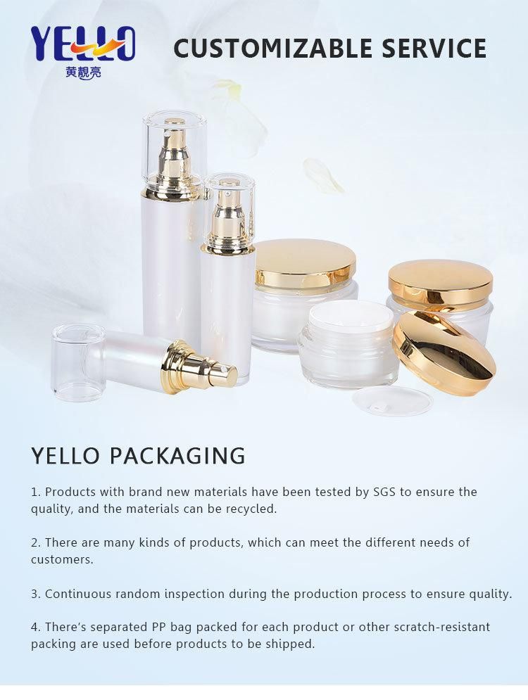 Luxury Cosmetic Packaging Clear Pet Plastic Lotion Bottles Toner Bottle 50ml
