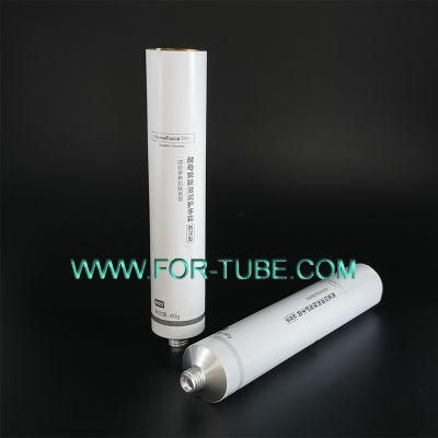 Squeezing Hair Colorant Tube Cosmetic Aluminum Tube Collapsible Metal Container Custom Printing