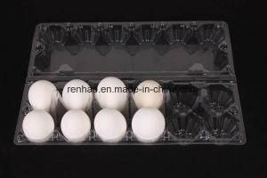 China Diaposable PVC/Pet Plastic Chicken Eggs Crate Packing Tray 6/9/10/12/30 Holes